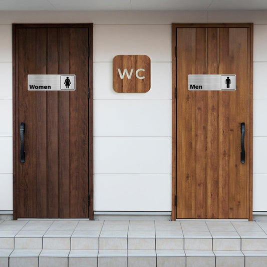 Toilet Aluminum Sign