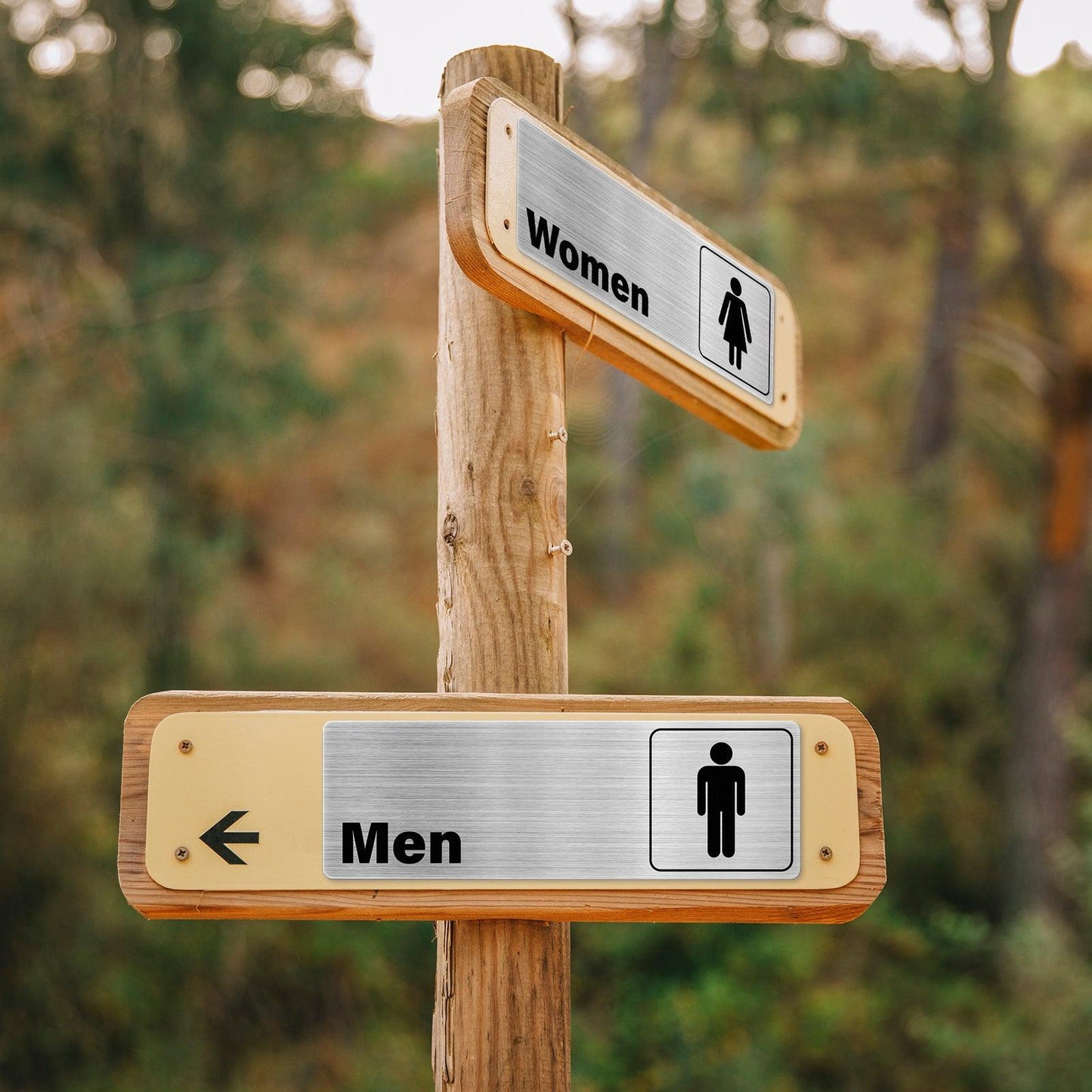 Toilet Aluminum Sign