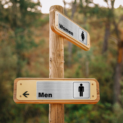 Toilet Aluminum Sign