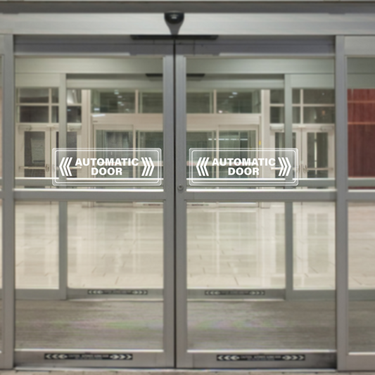 Automatic Door Vinyl Sticker 10 PCS