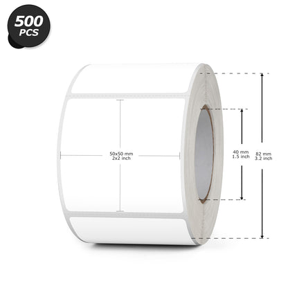 2 × 2 Inch Thermal Labels