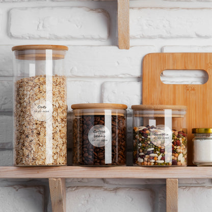 Transparent Round Labels